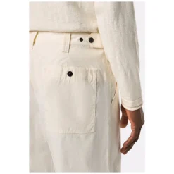 Hvide bukser med trykknapper