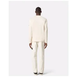 Hvide bukser med trykknapper