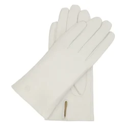 Hvide læderhandsker
