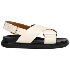 Ikoniske lædersandaler med krydsrem