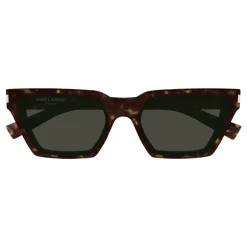 Ikoniske solbriller med lineær elegance