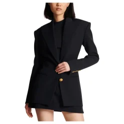 Jakke med snøreliv og 2 knapper