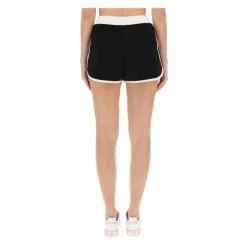 Jersey Shorts med Logo Broderi