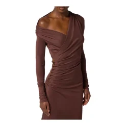 Jerseykjole med juvelknapper