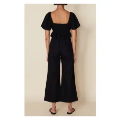 Joseva Cotton-Poplin Top