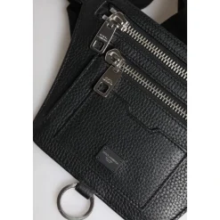 Kalveskind Logo Plakette Bæltetaske