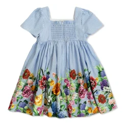 Kjole med blomstermotiv