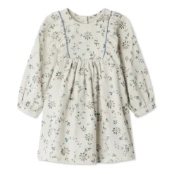 Kjole med blomstermotiv