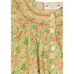 Kjole med blomstermotiv