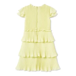 Kjole med dekorativ afslutning