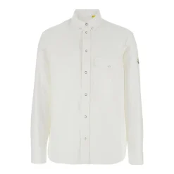 Klassisk Hvid Skjorte med Logo Patch