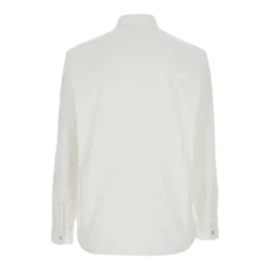 Klassisk Hvid Skjorte med Logo Patch