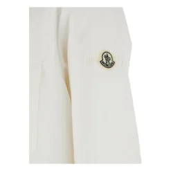 Klassisk Hvid Skjorte med Logo Patch