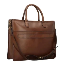 Klassisk Læder Messenger Taske Brun Unisex