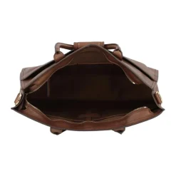 Klassisk Læder Messenger Taske Brun Unisex