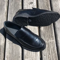 Klassisk Sort Loafer Sko