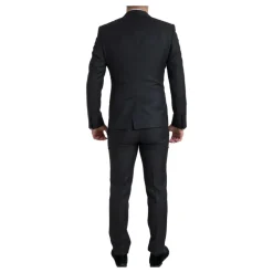 Klassisk Sort Slim-Fit 3-Delt Jakkesæt