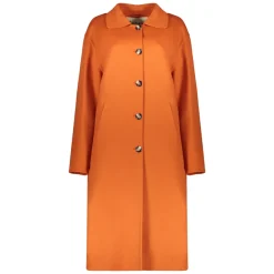 Klassisk uldfrakke med to lommer