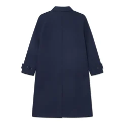 Klassisk Uldfrakke Navy