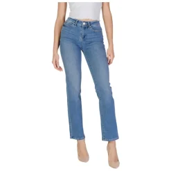 Klassiske lyse vask lige ben jeans