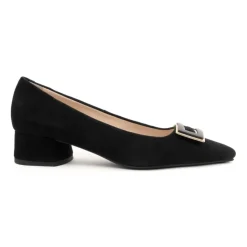 Klassiske Sorte Mid Hæl Pumps