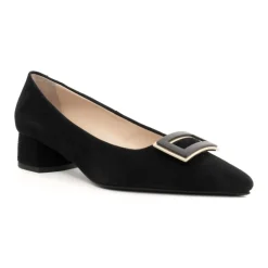 Klassiske Sorte Mid Hæl Pumps