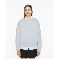 Komfortabel Sweatshirt med Maison Kitsune Håndskrift