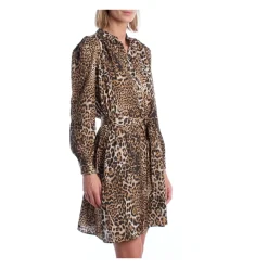 Kort kjole med dyreprint