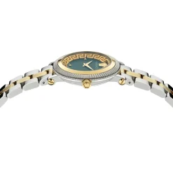 Kvartsur GRECA FLOURISH VE7F00523 - Bicolor dameur med safirglas, Swiss Made