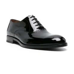 Laksnøresko i laklæder