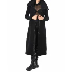 Lang Frakke med Lynlås