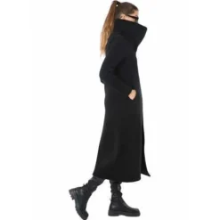 Lang Frakke med Lynlås