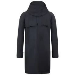 Lang jakke elegant med integreret hætte