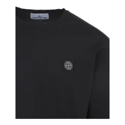 Langærmet sweatshirt med mærke