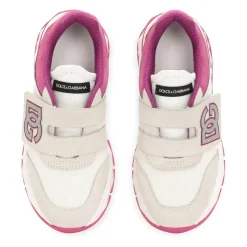 Lavtop Sneaker i Hvid og Pink