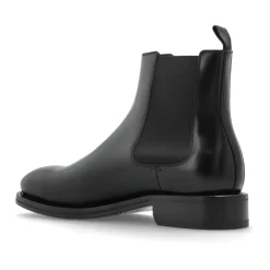 Læder ankelstøvler