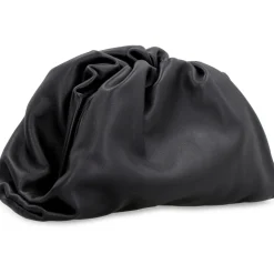 Læder Clutch med Snap Lukning