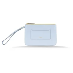 Læder Dame Clutch Taske med Lynlås