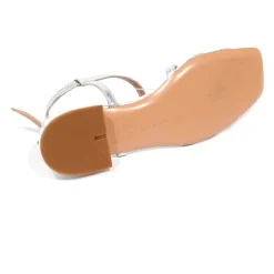 Læder Sandal Shake Argento