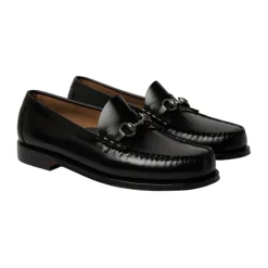 Læder Slip-On Loafers med Klemmedetalje