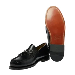 Læder Slip-On Loafers med Klemmedetalje
