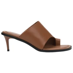 Læder Stilet Mules med Tåring