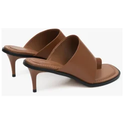 Læder Stilet Mules med Tåring