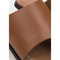 Læder Stilet Mules med Tåring