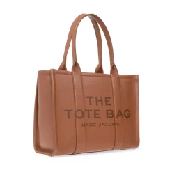 Læder Stor Tote Taske