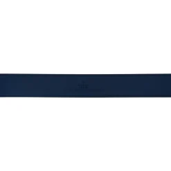 Læderbælte med logo-spænde