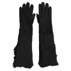 Læderpels Handsker med Kasjmirforing