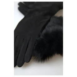 Læderpels Handsker med Kasjmirforing