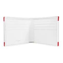 Læderpung med print