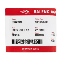 Læderpung med print